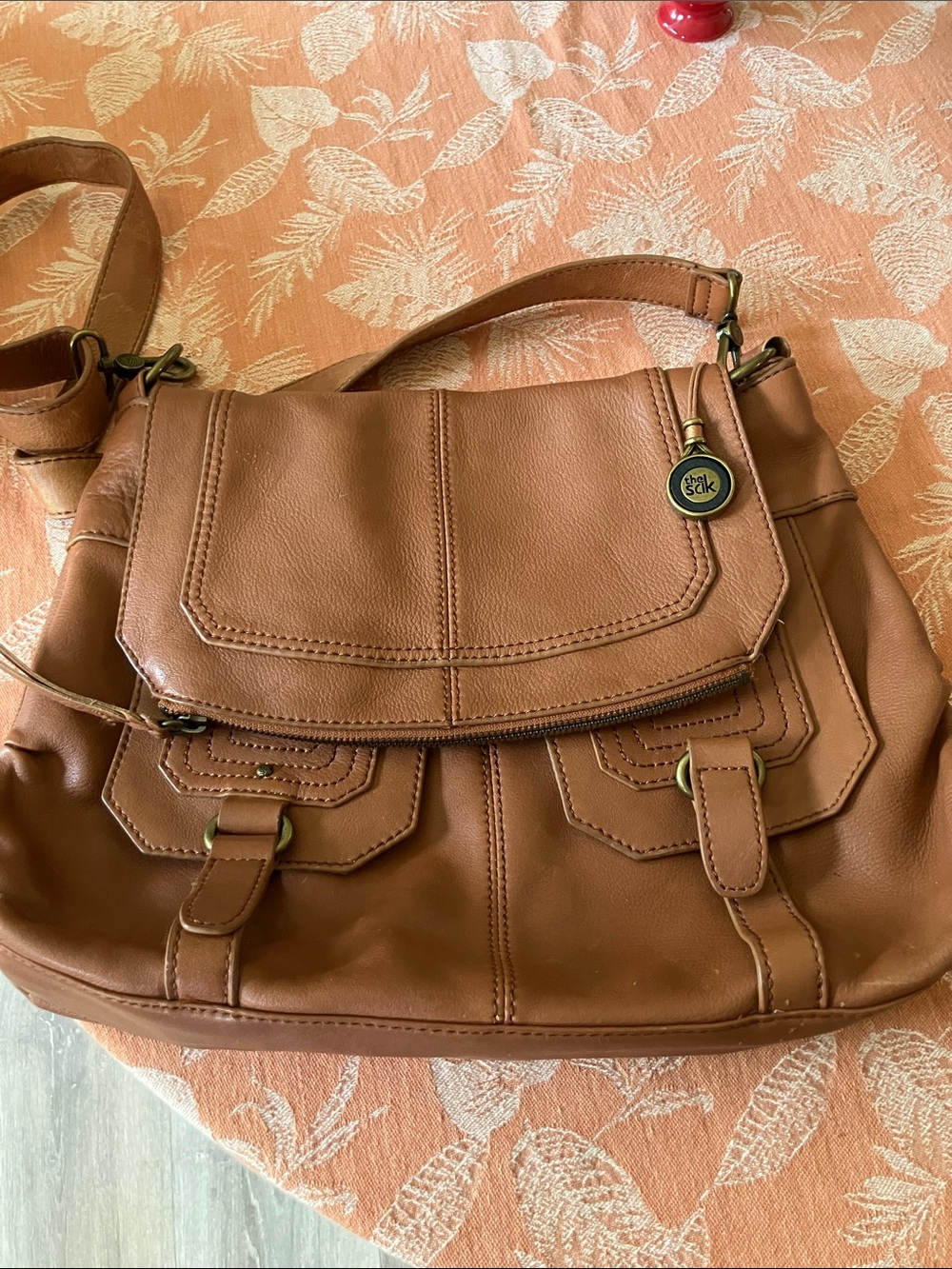 The Sak Women’s Brown Crossbody messenger Shoulder Bag